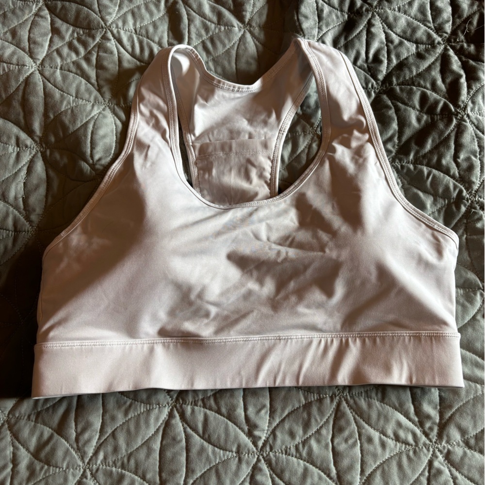 White Sports Bra